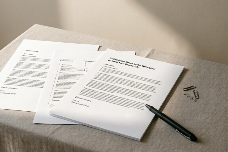 Professional Cover Letter Templates to Land Your Dream Job
