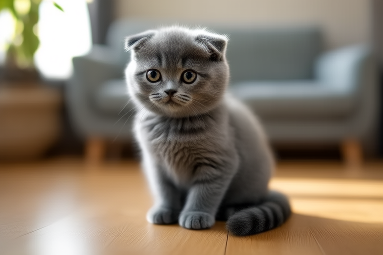Meet the Adorable Scottish Fold: The Fluffy, Floppy-Eared Cat You Need in Your Life