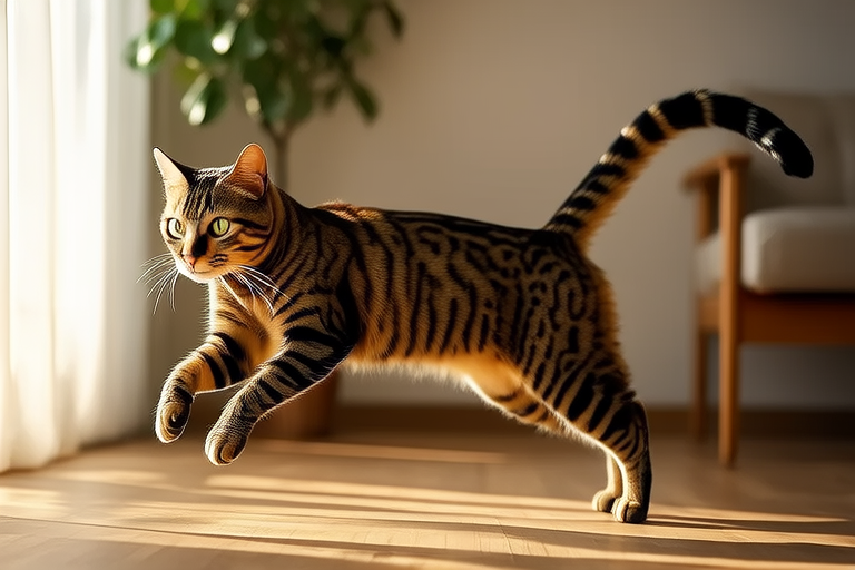 Spots and Stripes: Raising a Playful Bengal Cat at Home